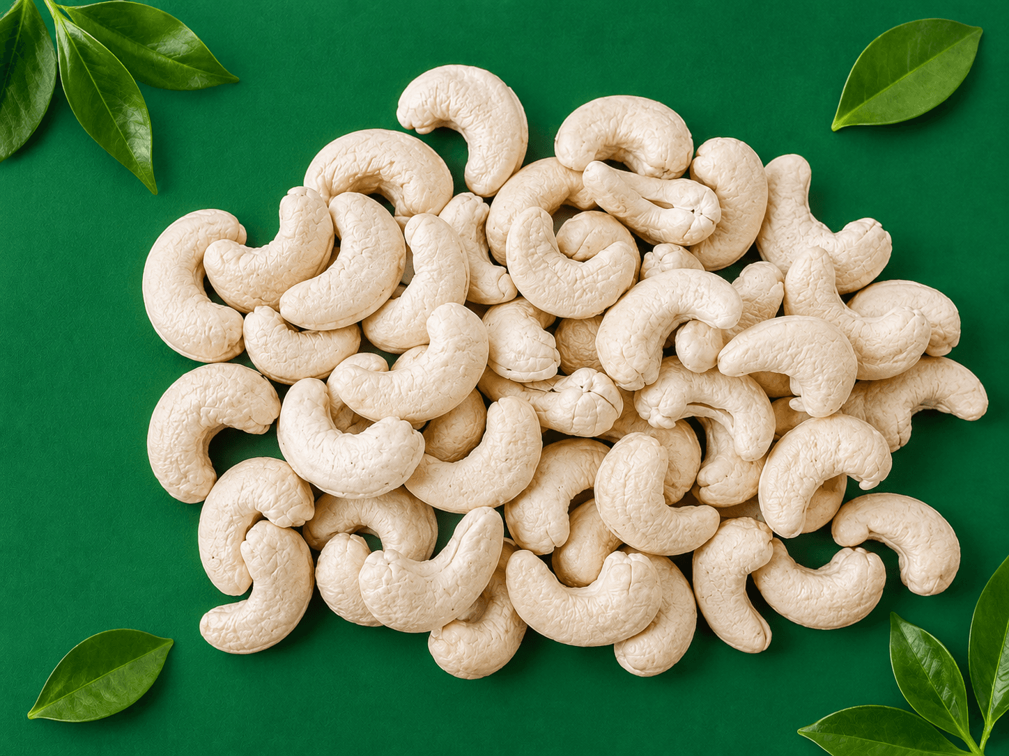 W180 Premium Jumbo Whole cashew kernels